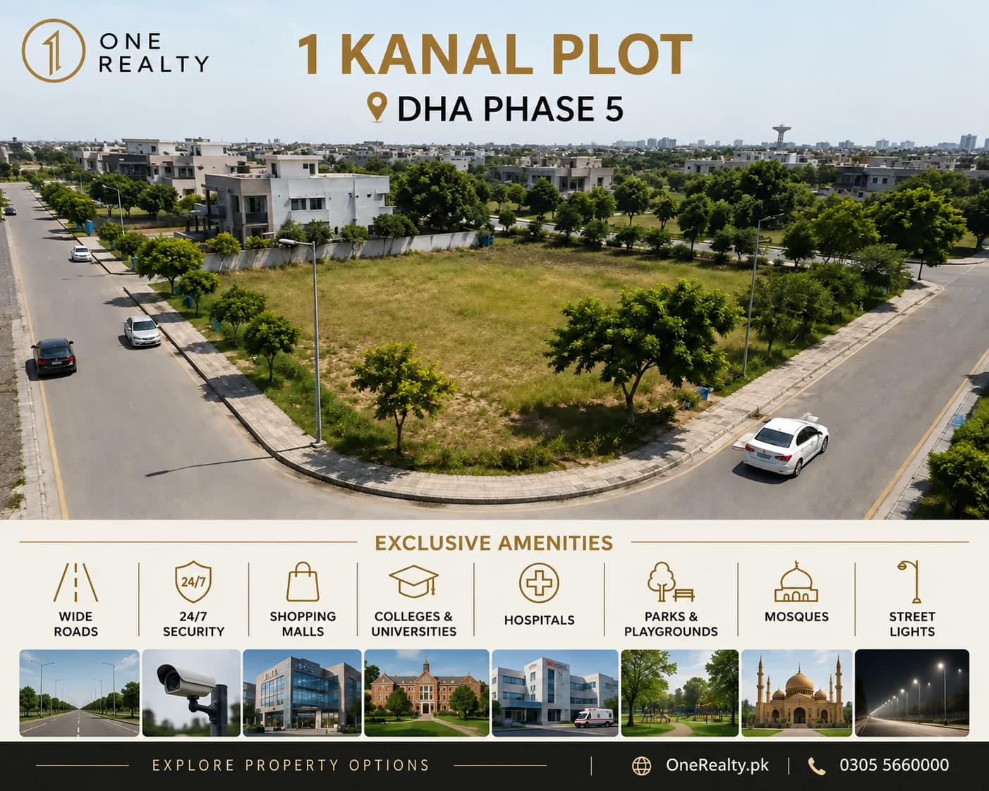 Project promotional illustration, adapted with One Realty branding. AI-edited marketing artwork; not verified current site photography.
